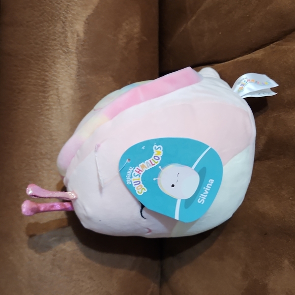 Squishmallows 🐌 Snail Silvina new squish squishmallow nwt pink - Picture 2 of 7